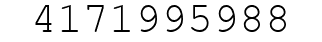 Number 4171995988.