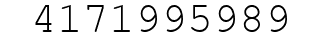Number 4171995989.