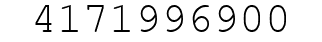Number 4171996900.