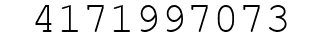 Number 4171997073.