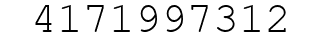 Number 4171997312.