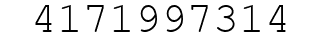 Number 4171997314.