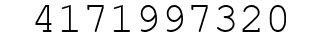 Number 4171997320.