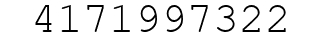 Number 4171997322.