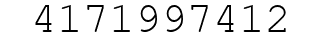 Number 4171997412.