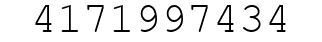 Number 4171997434.