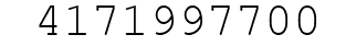 Number 4171997700.
