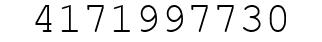 Number 4171997730.