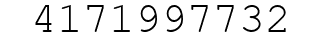 Number 4171997732.