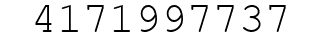 Number 4171997737.