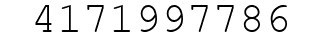Number 4171997786.