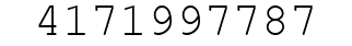 Number 4171997787.