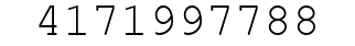 Number 4171997788.