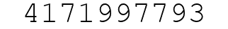 Number 4171997793.