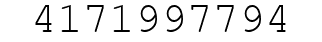 Number 4171997794.