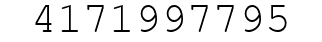 Number 4171997795.