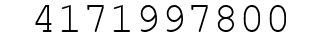 Number 4171997800.