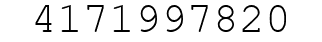 Number 4171997820.