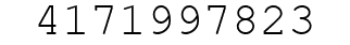 Number 4171997823.