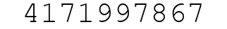 Number 4171997867.