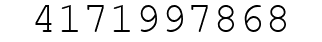 Number 4171997868.