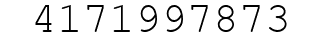 Number 4171997873.