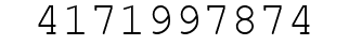Number 4171997874.