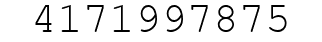 Number 4171997875.