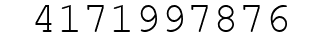 Number 4171997876.