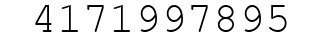 Number 4171997895.