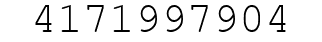 Number 4171997904.