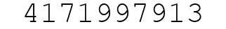 Number 4171997913.