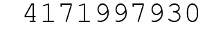 Number 4171997930.