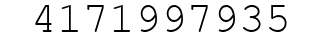 Number 4171997935.