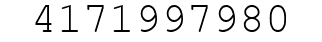 Number 4171997980.