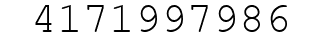 Number 4171997986.