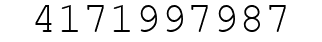 Number 4171997987.