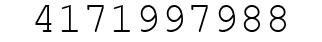 Number 4171997988.