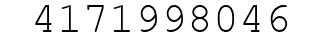 Number 4171998046.