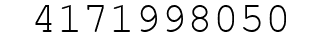 Number 4171998050.