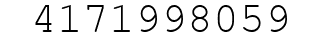 Number 4171998059.