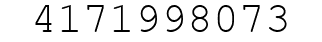 Number 4171998073.