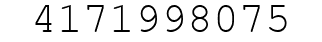 Number 4171998075.