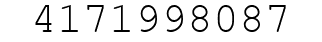 Number 4171998087.