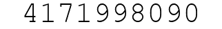 Number 4171998090.