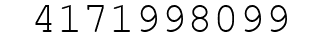Number 4171998099.