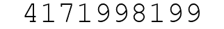 Number 4171998199.