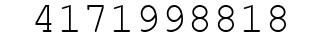 Number 4171998818.