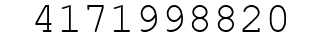 Number 4171998820.