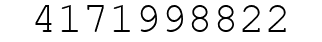 Number 4171998822.